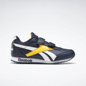 Reebok Royal Classic Jogger 2.0 Turnschuhe Kinder - Navy/Gold/Weiß - DE 470-IWE